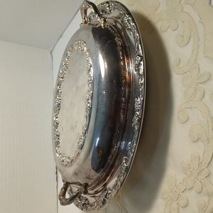 Vintage Sliver Plated Serving Dish